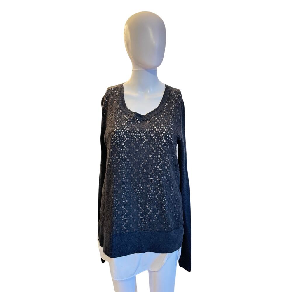 Simply Vera Vera Wang Women’s Medium Longline Tunic Sweater – Beige